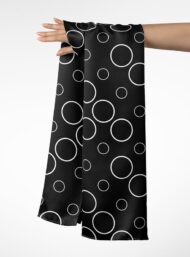 Circle geometric style with black, white colors - Image 3