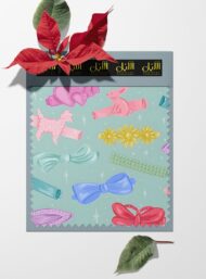 Poodle mixed style with pink,blue colors - Image 6