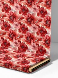 Bloom flower style with red,pink colors - Image 4