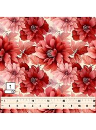 Bloom flower style with red,pink colors - Image 5