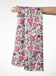 Leaf flower style with pink,green colors - Image 3