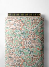 Petal flower style with green,orange colors