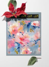 Bloom flower style with pink,blue colors - Image 6