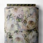 Petal flower style with pink,green colors