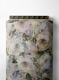 Petal flower style with pink,green colors