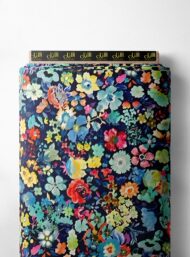 Leaf flower style with red,blue colors