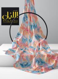 Leaf flower style with blue,pink colors - Image 2