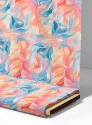 Leaf flower style with blue,pink colors - Image 4