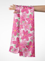 Bloom flower style with pink,green colors - Image 3