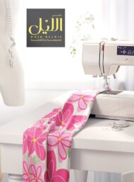 Bloom flower style with pink,green colors - Image 7