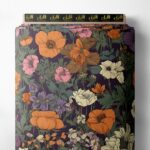 Petal flower style with orange,pink colors