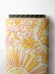 Sun flower style with yellow,pink colors