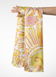Sun flower style with yellow,pink colors - Image 3