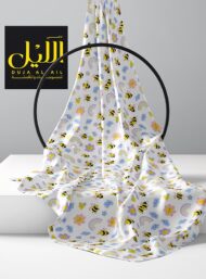 Bee flower style with yellow,blue colors - Image 2