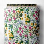 Petal flower style with pink,green colors