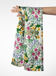 Petal flower style with pink,green colors - Image 3