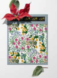 Petal flower style with pink,green colors - Image 6