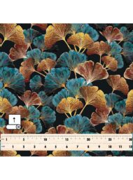 Leaf flower style with blue,brown colors - Image 5