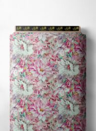 Petal flower style with pink,white colors