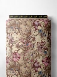 Petal flower style with brown,pink colors