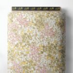 Bloom flower style with white,pink colors