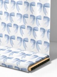 Bow others style with blue, white colors - Image 4