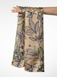 Leaf flower style with green, pink colors - Image 3