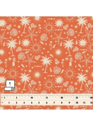 Palm nature style with orange, white colors - Image 5