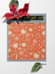 Palm nature style with orange, white colors - Image 6