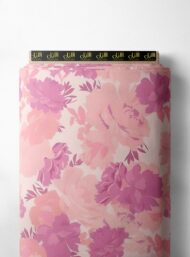 Bloom flower style with pink, purple colors