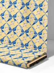 Ribbon flower style with blue,pink colors - Image 4