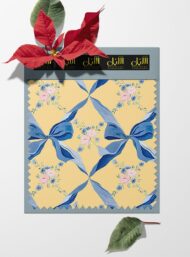 Ribbon flower style with blue,pink colors - Image 6