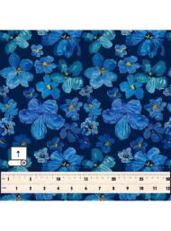 Bloom flower style with blue,green colors - Image 5