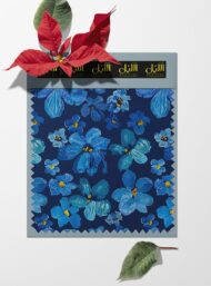Bloom flower style with blue,green colors - Image 6