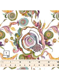 Snail flower style with green,pink colors - Image 5