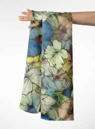 Petal flower style with blue,yellow colors - Image 3