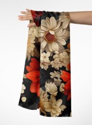 Petal flower style with red,white colors - Image 3