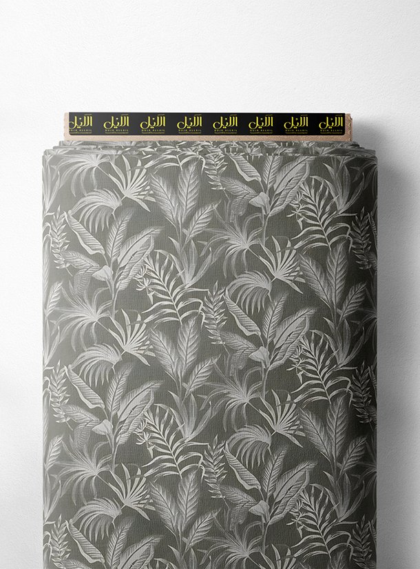 LAI01-3659_1.jpg Leaf nature style with grey, white colors - Image 1