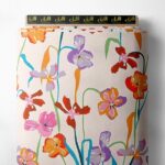 Bloom flower style with pink,red colors