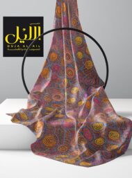 Circle abstract style with purple,yellow colors - Image 2