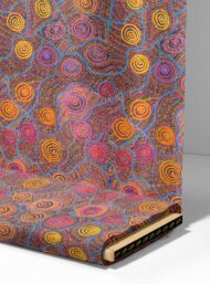 Circle abstract style with purple,yellow colors - Image 4