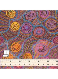 Circle abstract style with purple,yellow colors - Image 5