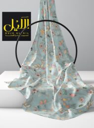 Leaf flower style with green,pink colors - Image 2