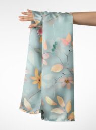 Leaf flower style with green,pink colors - Image 3