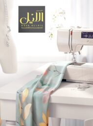 Leaf flower style with green,pink colors - Image 7