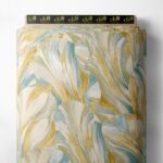 Leaf others style with blue,yellow colors