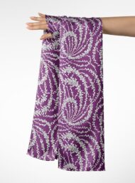 Bloom flower style with purple, white colors - Image 3