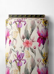 Petal flower style with pink,purple colors