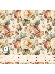 Rose flower style with white,green colors - Image 5