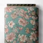 Bloom flower style with green,pink colors